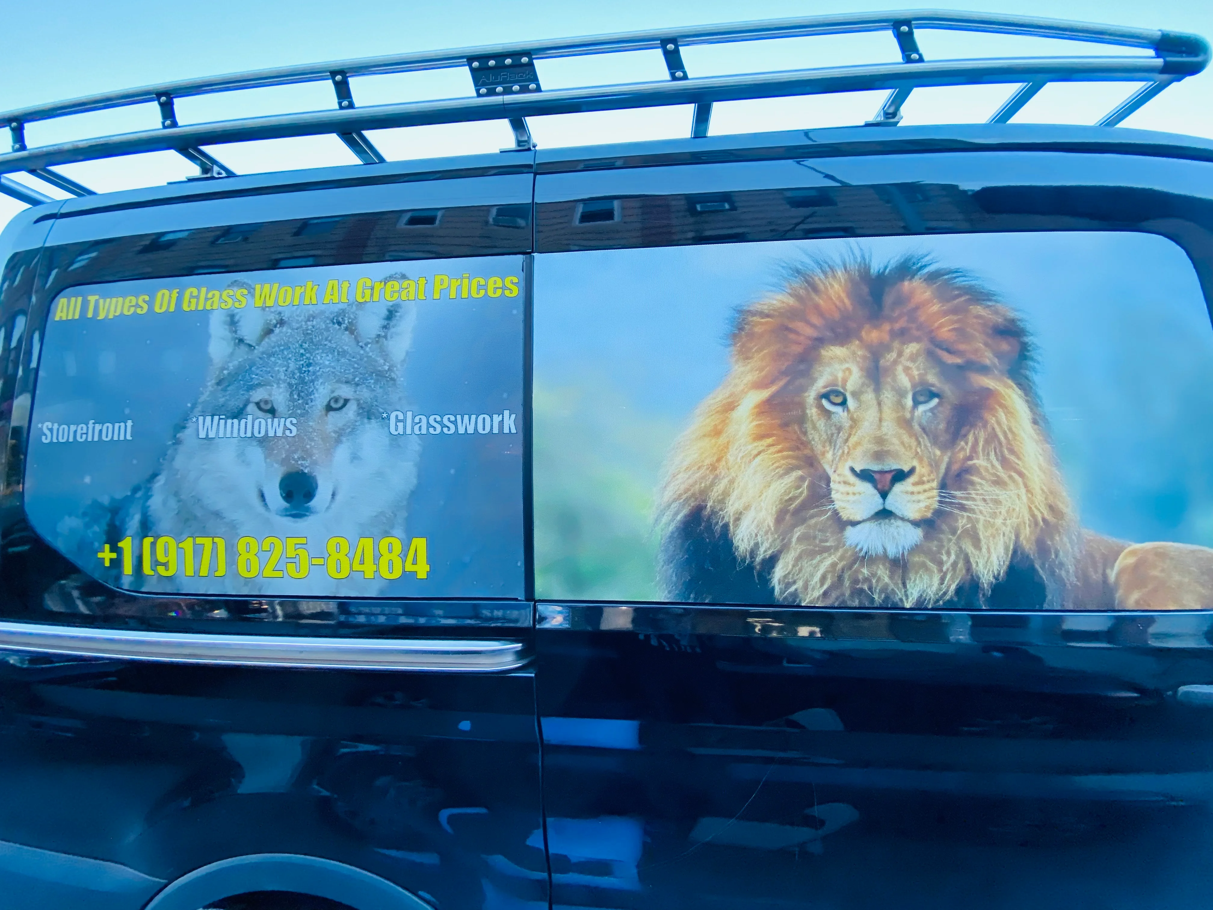 Vehicle Perforated Window Graphics
