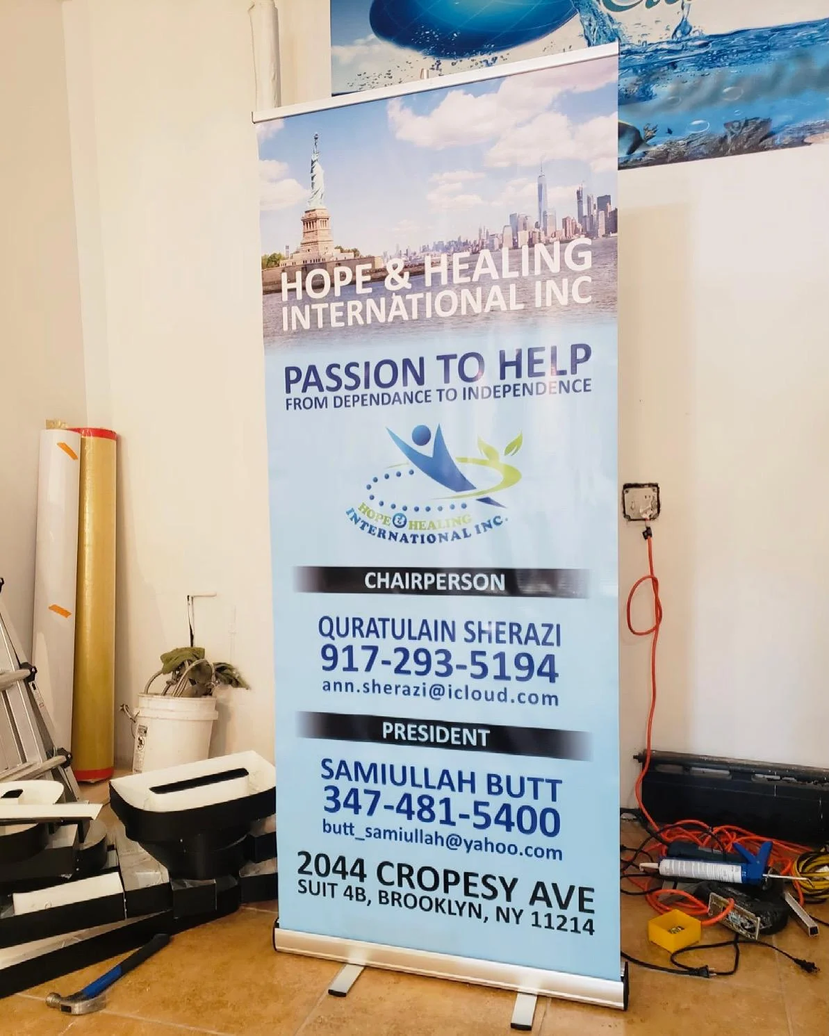 Custom vinyl banner for event promotion