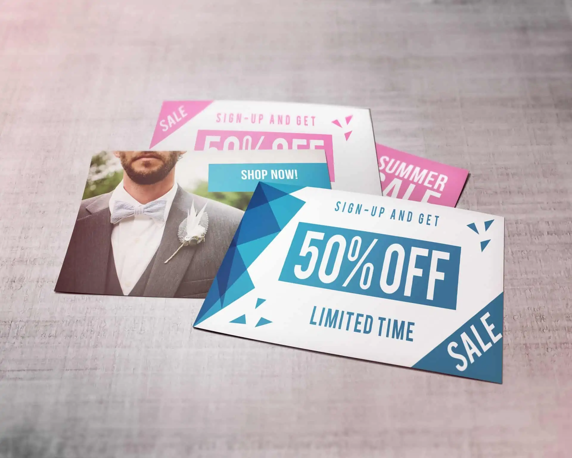 Postcards printed for NYC business marketing