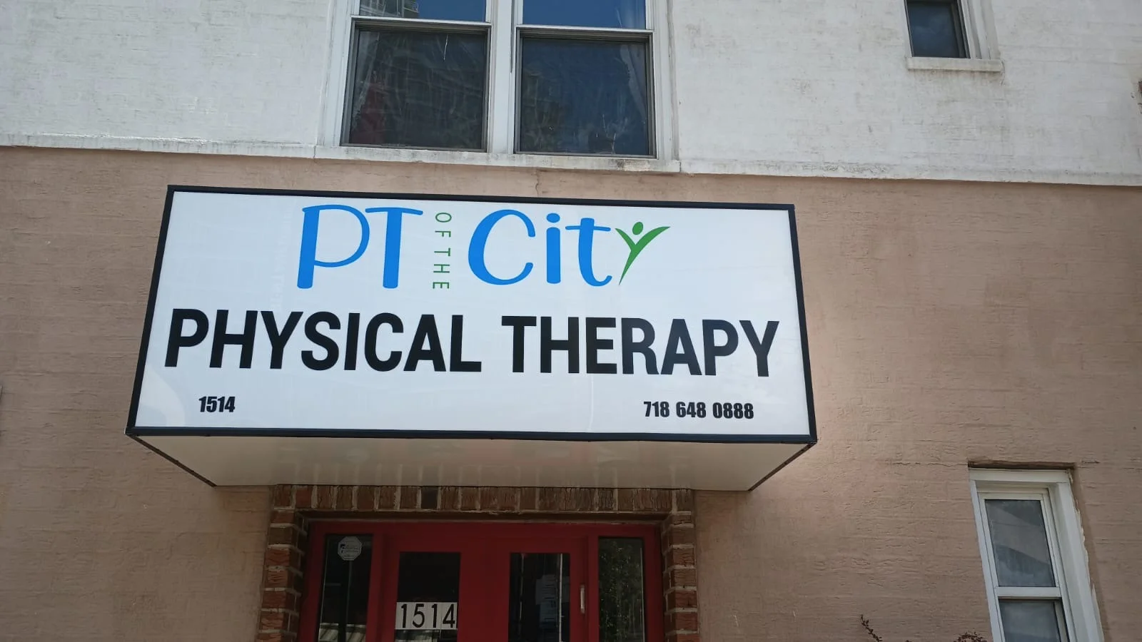 Completed storefront sign project in New York