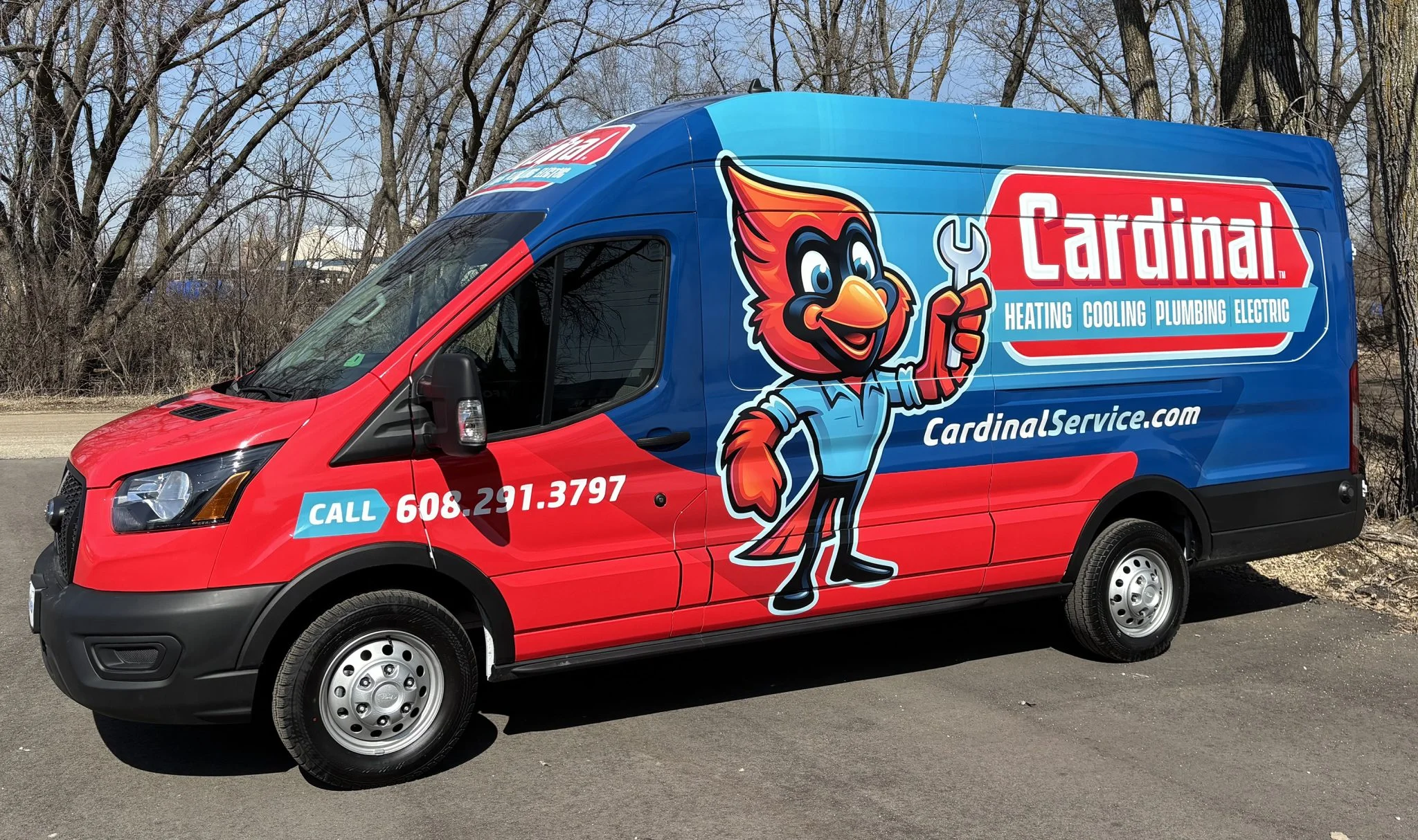 Custom full vehicle wrap for business branding
